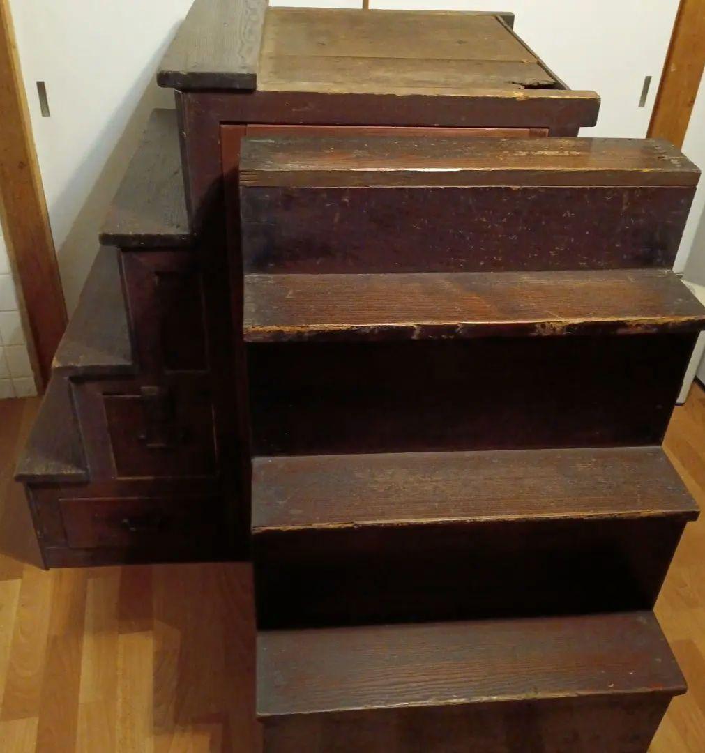 階段箪笥 　(送料込み) たんす　キャビネット　家具 幕末・明治初期
