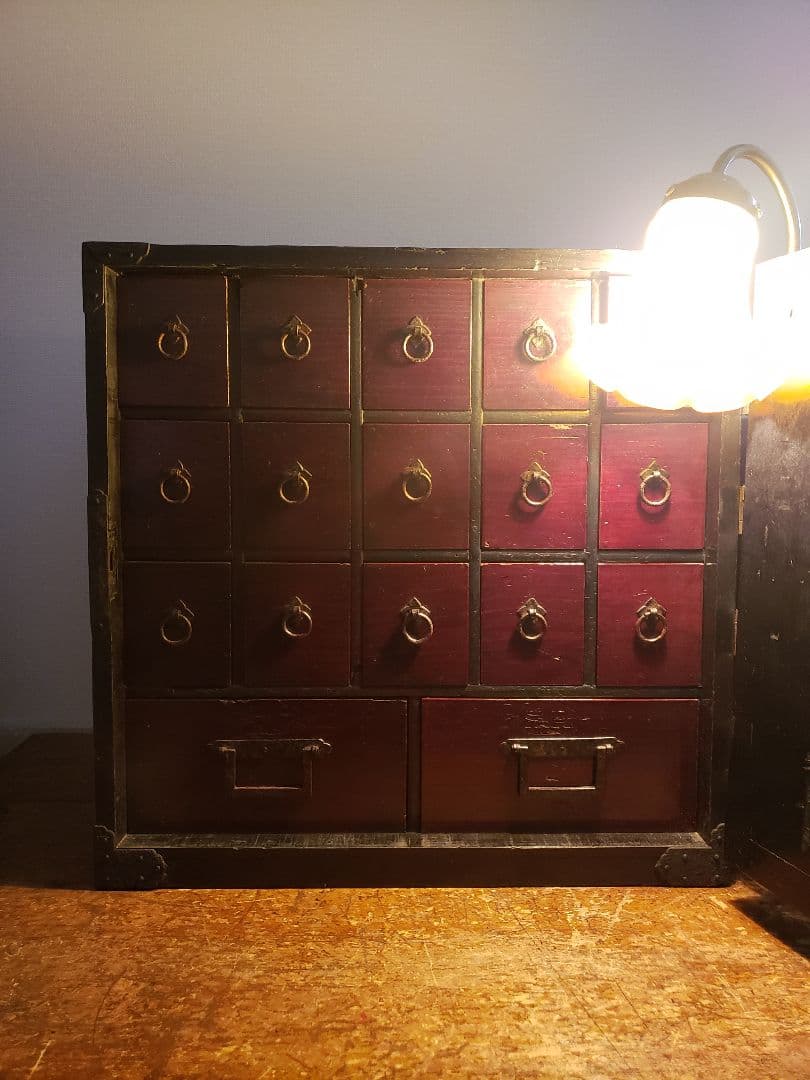 帳場箪笥 船箪笥 舟箪笥 江戸 幕末 船金庫 時代箪笥 アンティーク 和