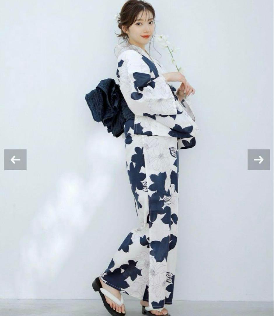 公式完売⭐︎新品⭐︎浴衣5点セット⭐︎dita 夕凪の和調古典