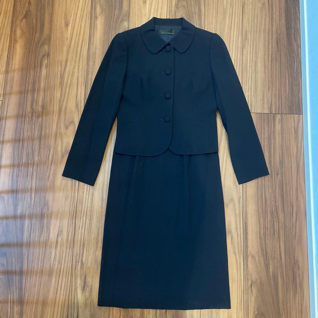 nouv confini お受験ワンピース3点セットノーカラージャケット付き