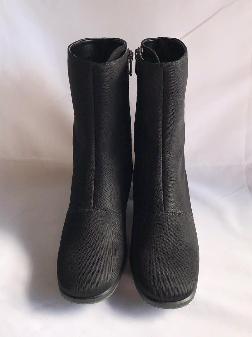 【試着のみ美品】銀座かねまつ ゴアテックスブーツ 23.5cm 黒