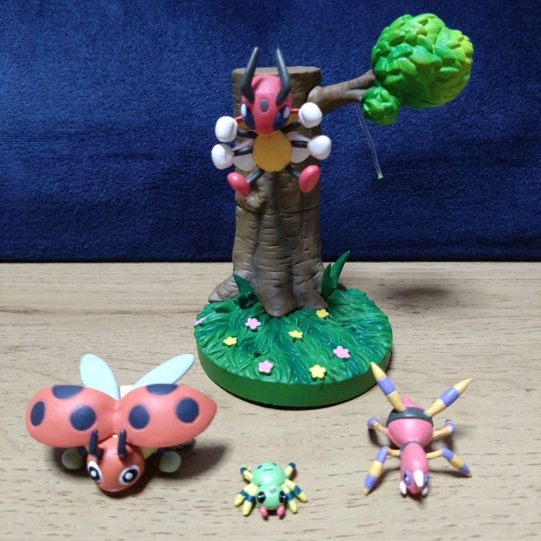 ぜんこくばん 立体ポケモン図鑑第4集 レディバ レディアン イトマル