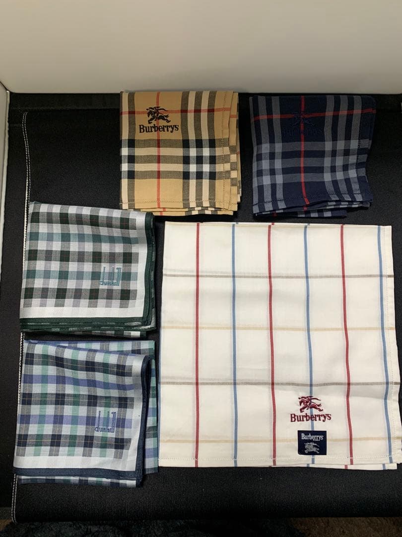 Burberrys チェック柄ハンカチ 5枚セット - メルカリ