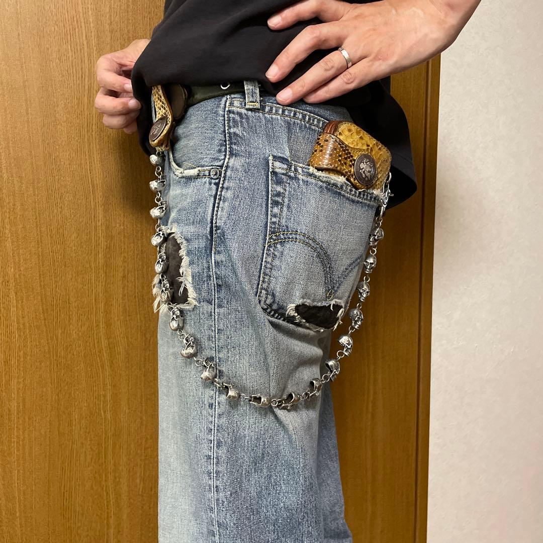 黒田和克♥スカル・ウォレットチェーン♥