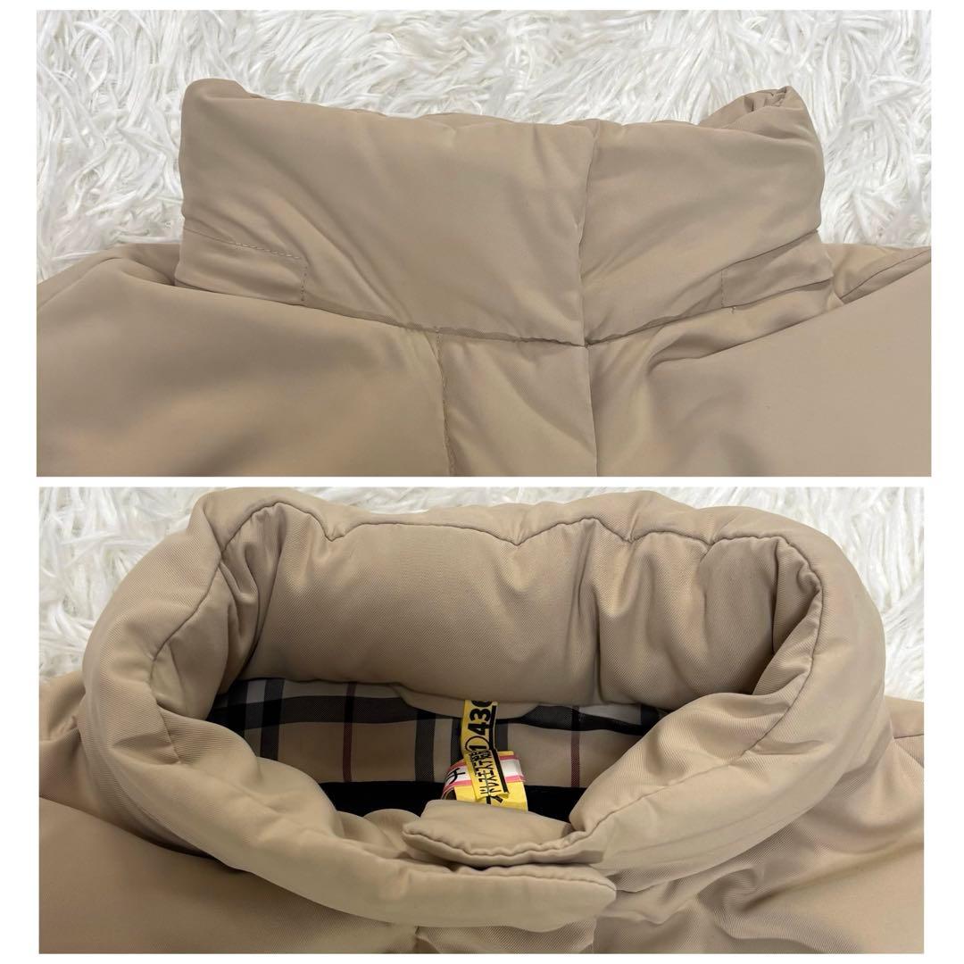 バーバリーロンドン ダウンコート ノバチェック フード収納 2WAY