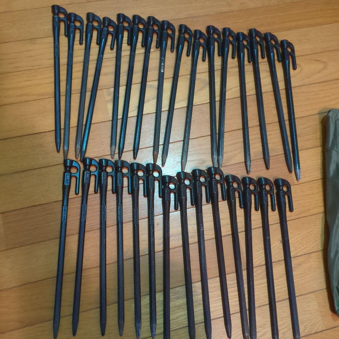 エリッゼステーク 28cm 30本セット 鍛造ペグ　バラ売り可能 sd1_8cb140a6d25fee55334615babf