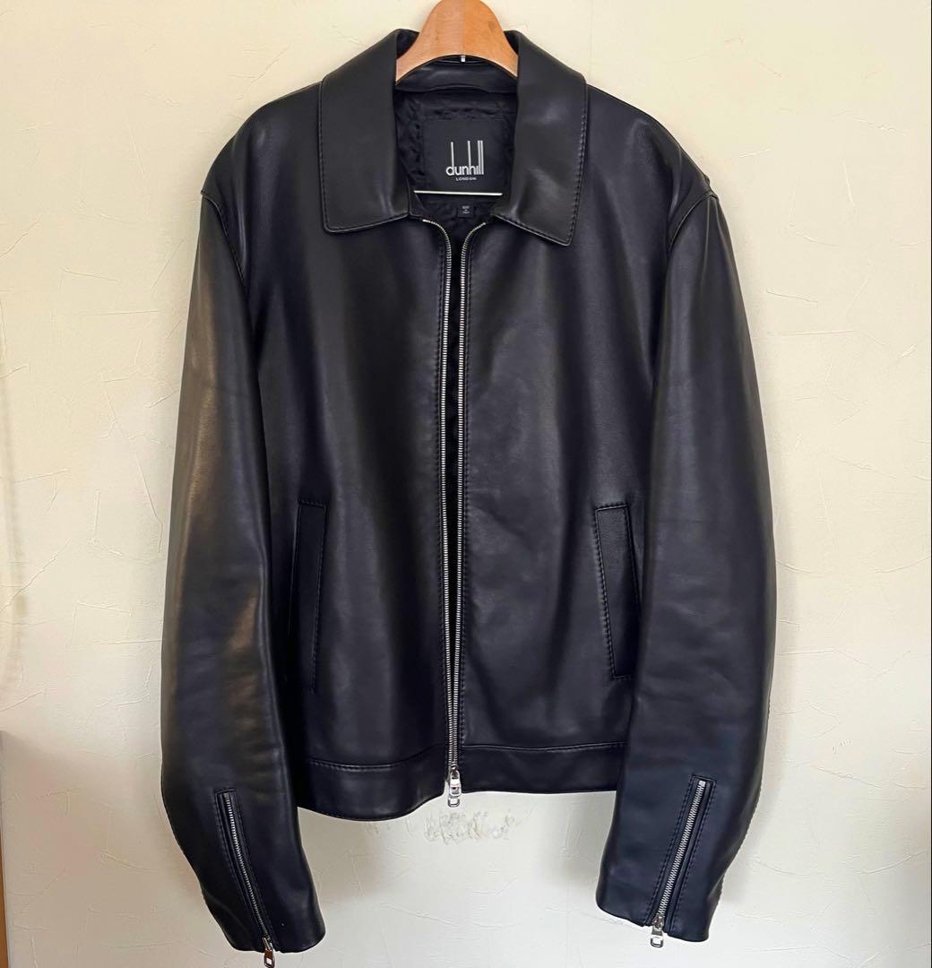 dunhill ダンヒル シングルレザージャケット ライダースジャケット