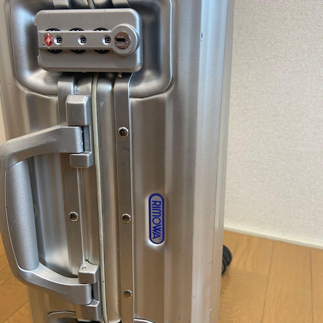 レア】RIMOWAリモワトパーズ32L機内持ち込み可スーツケース旧青ロゴ