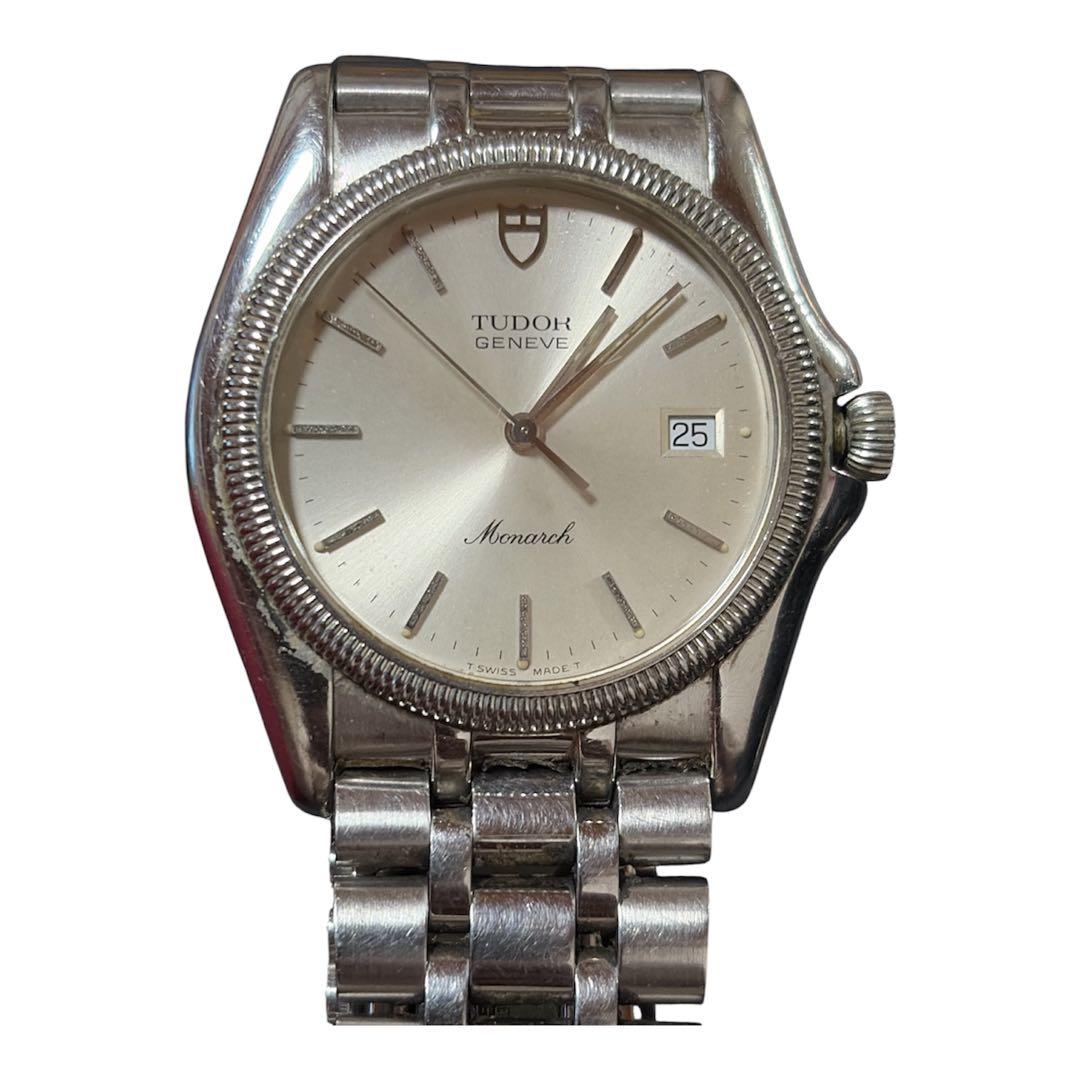 ☆希少☆TUDOR モナーク Monarch シルバー 15860 メンズ - メルカリ