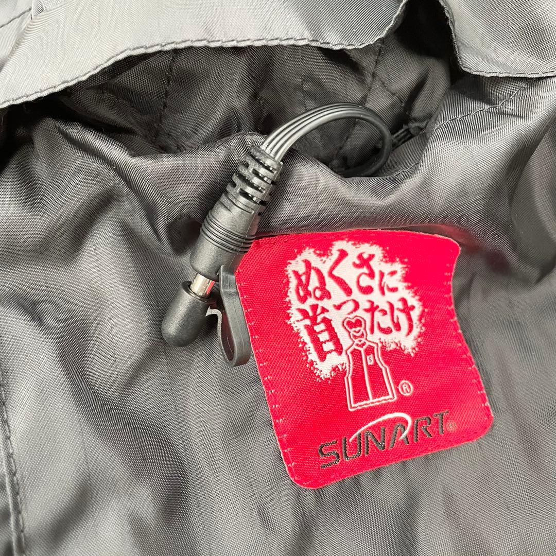 未使用タグ付き】SUNART あったかニットベスト SHV-NT02 Mサイズ