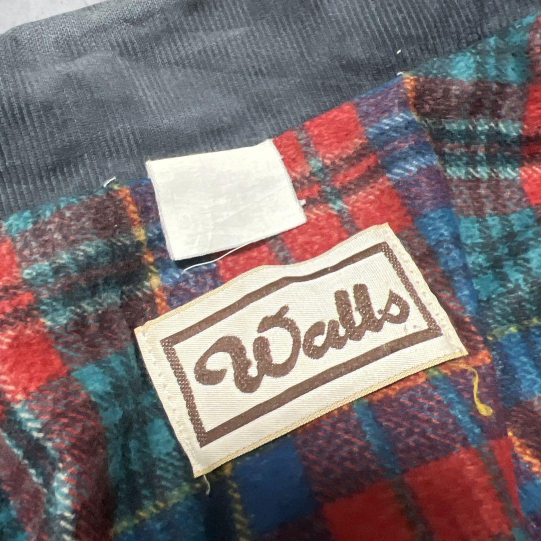 湘南様専用】Wallsデニムジャケットカバーオール90sヴィンテージ青ブルー