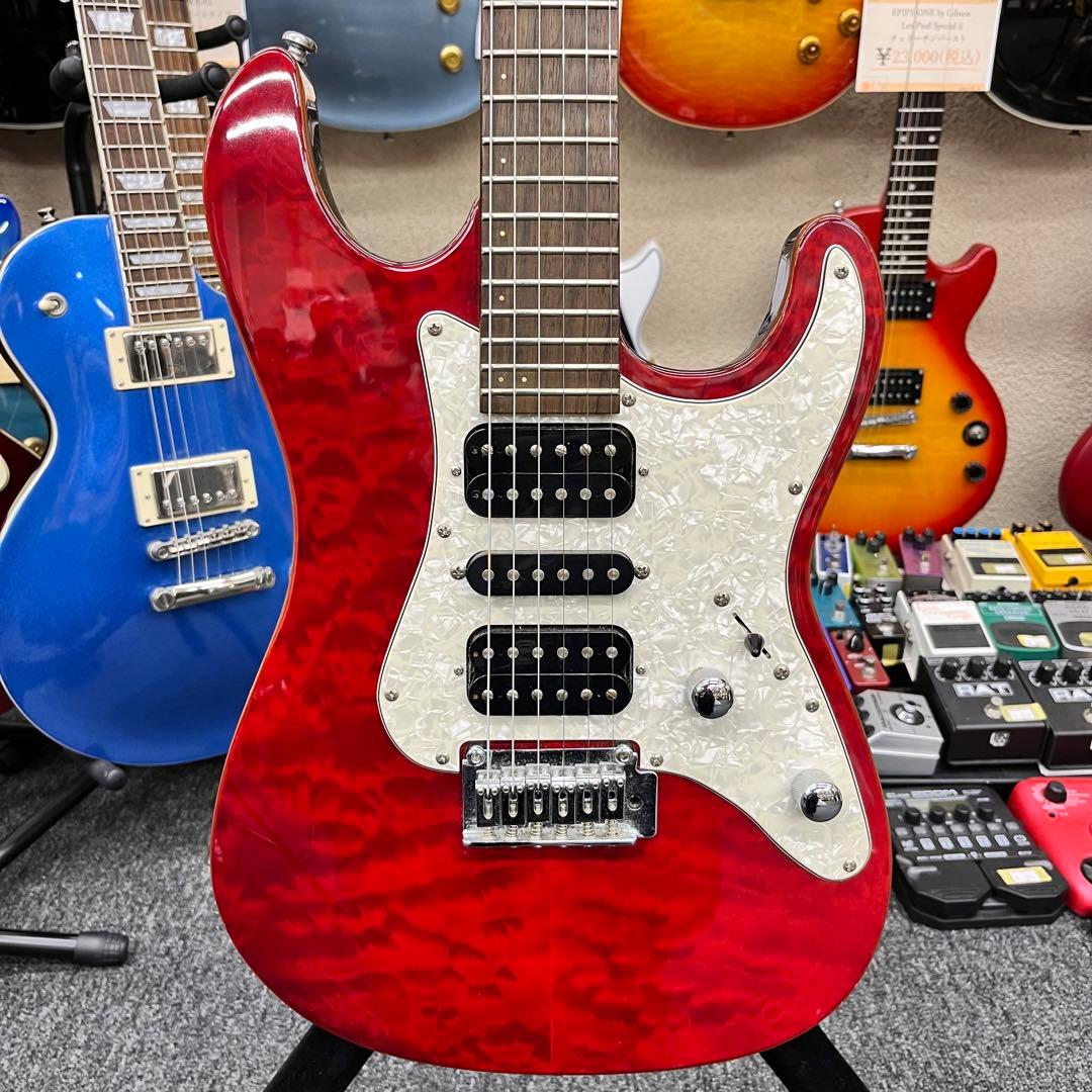 【11235】Mavis MST-600 レッド キルトトップ Electric Guitar Mavis MST-600 Maple Red Burst Good Condition | eBay