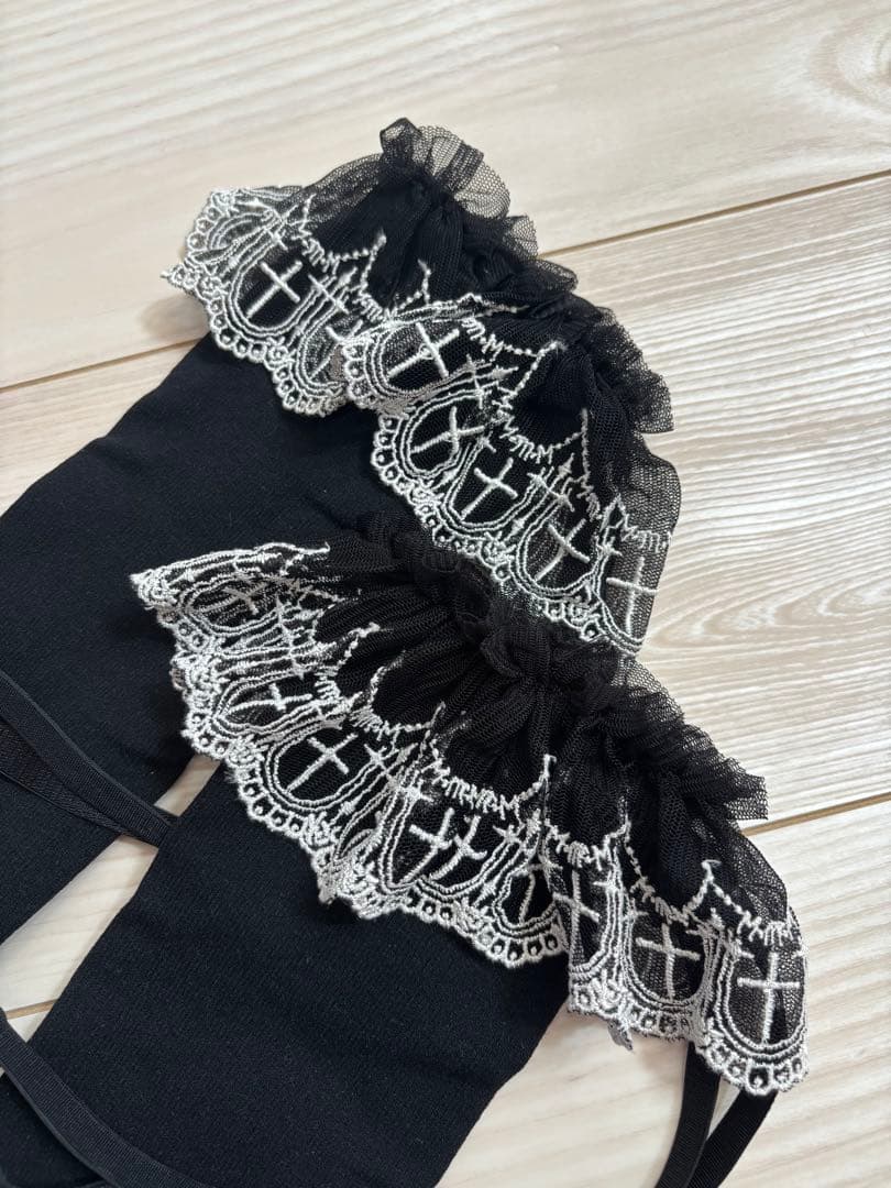 Moi-meme-Moitie 編み上げオーバーニー