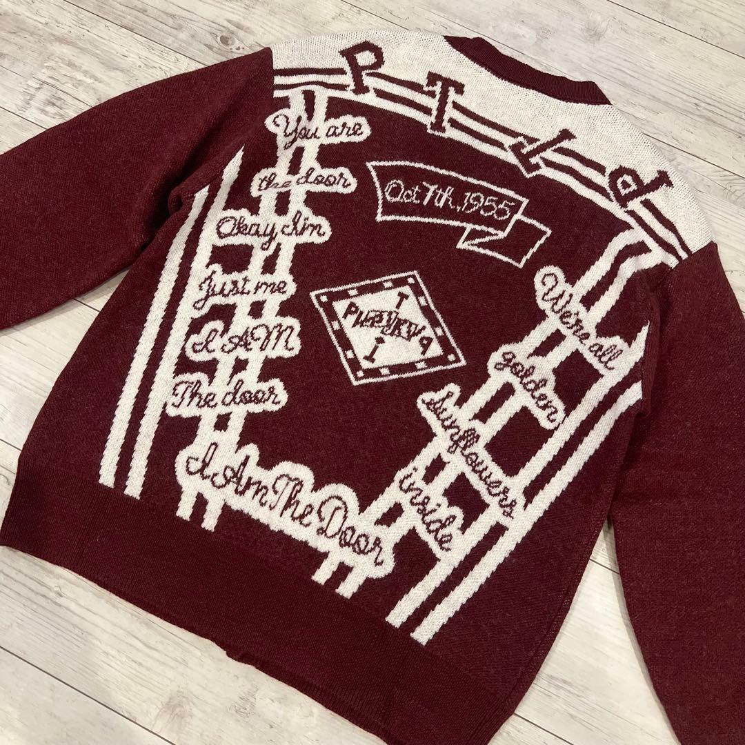 6(ROKU)＞WOOL WAPPEN V NECK CARDIGAN - メルカリ