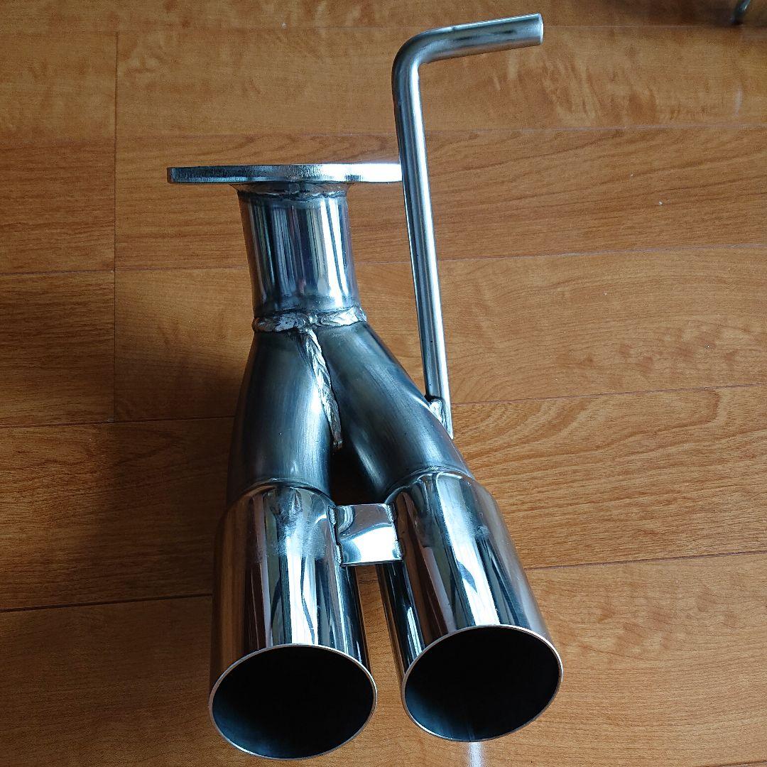 サムライパワー【mh23s ワゴンR】60Φデュアルマフラー - メルカリ