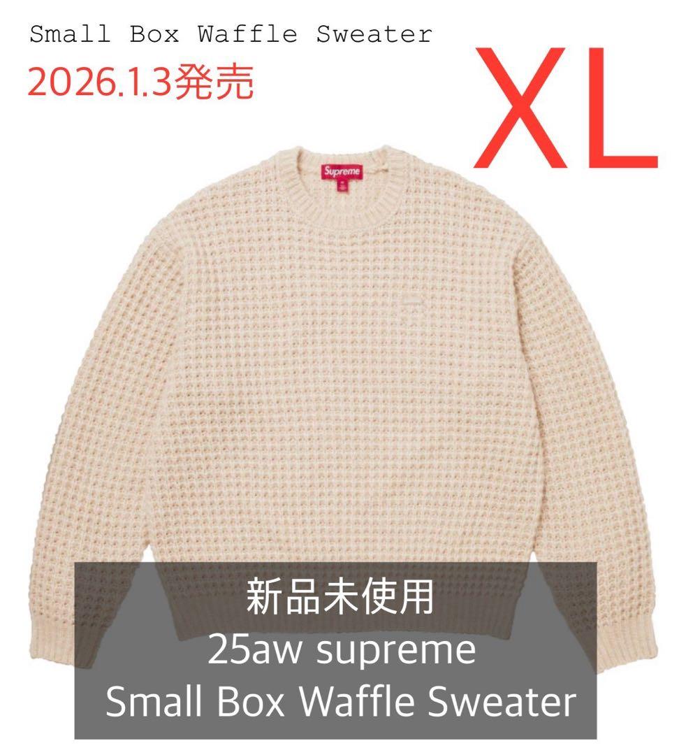 新品 XL 25aw supreme Small Box ワッフル スウェット - メルカリ