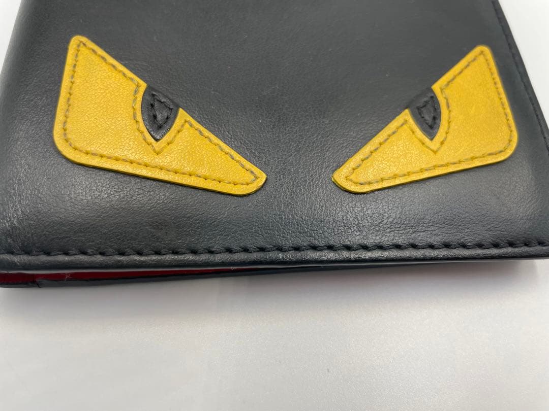 美品☆FENDI モンスターMonster 二つ折り財布 箱 袋 付属品付 - メルカリ