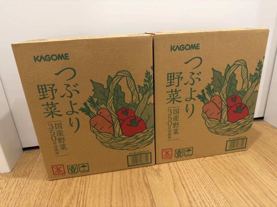 KAGOME】つぶより野菜 2箱 60本【カゴメ】 - メルカリ