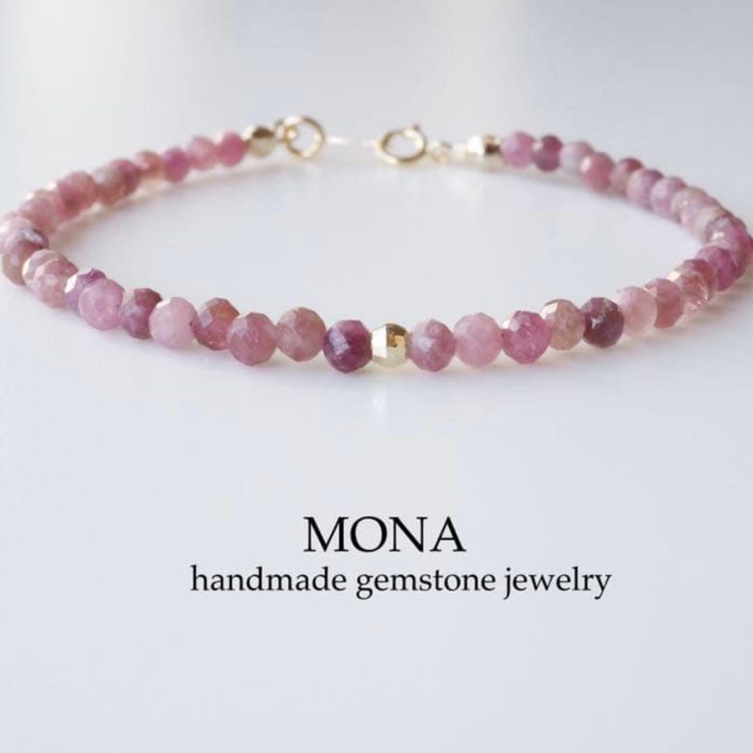 【meow】天然淡水パールのマンテルブレスレット