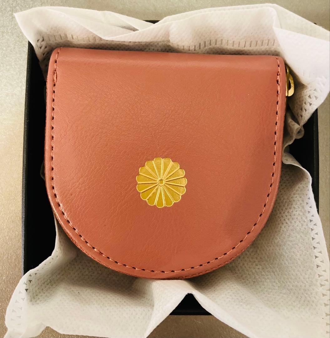 皇居限定】ピンク 馬蹄型小銭入 コインケース 財布 皇居財布 箱付き