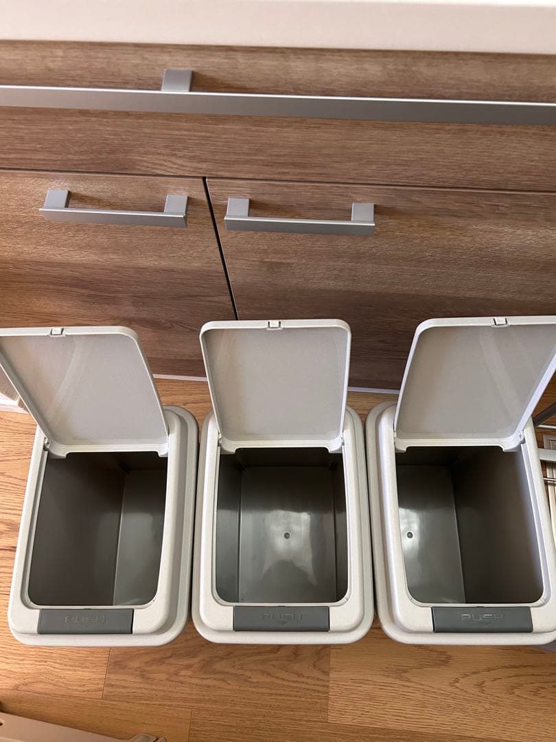 新品 クリナップ ダストワゴン リサイクルゴミワゴン スライド ゴミ箱3