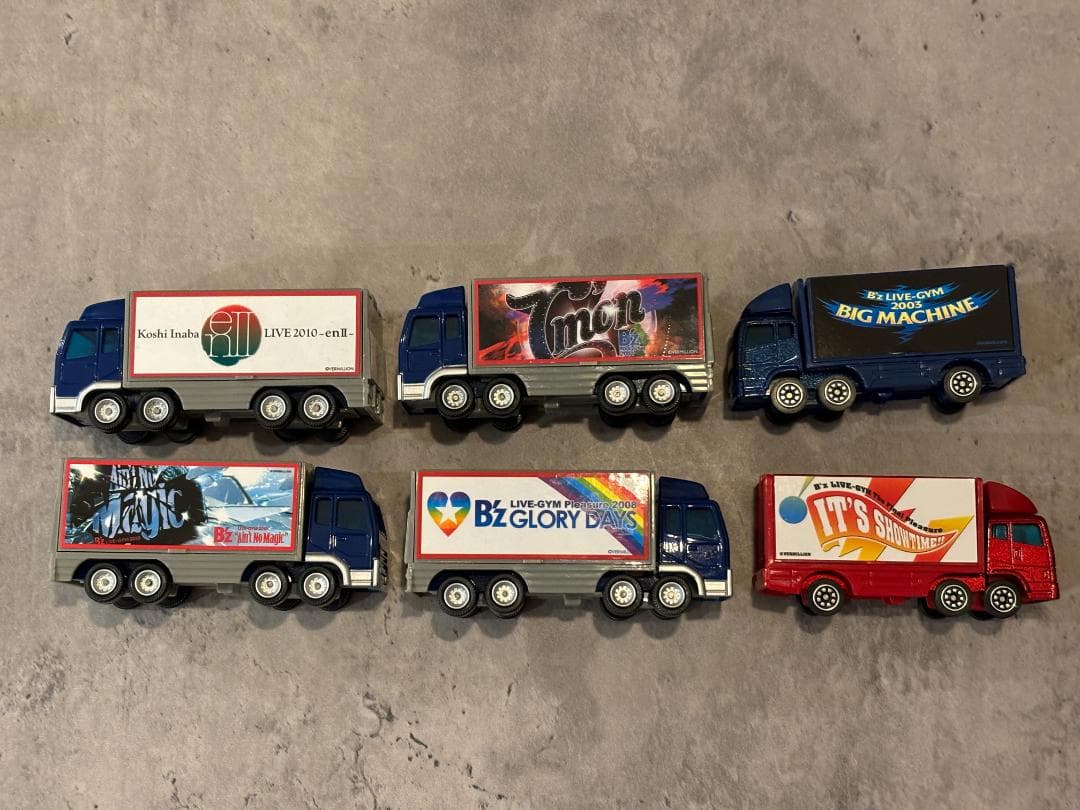 B'z 歴代ツアートラック6台 - メルカリ