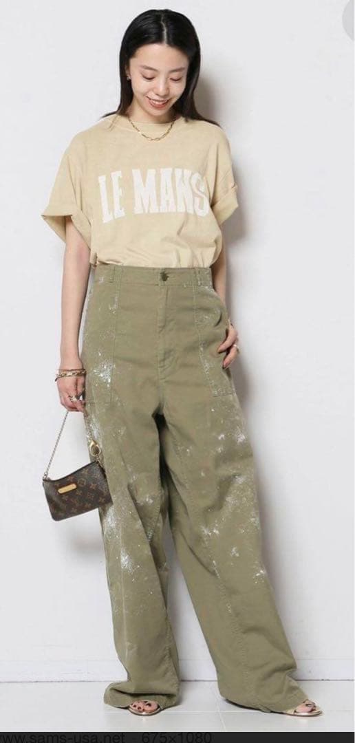 パンツ HAMI Deuxieme Classe ATTICK JOHNBULL 2023 / 未使用 / MUSE de Deuxieme Classe購入品 / ATTIC