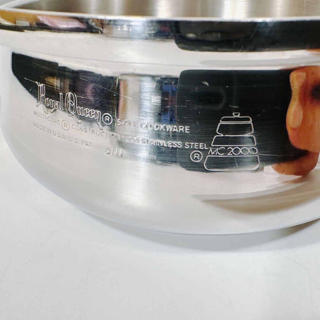 ロイヤルクイーン ROYAL QUEEN 1コート ステンレス鍋 IH対応 - メルカリ