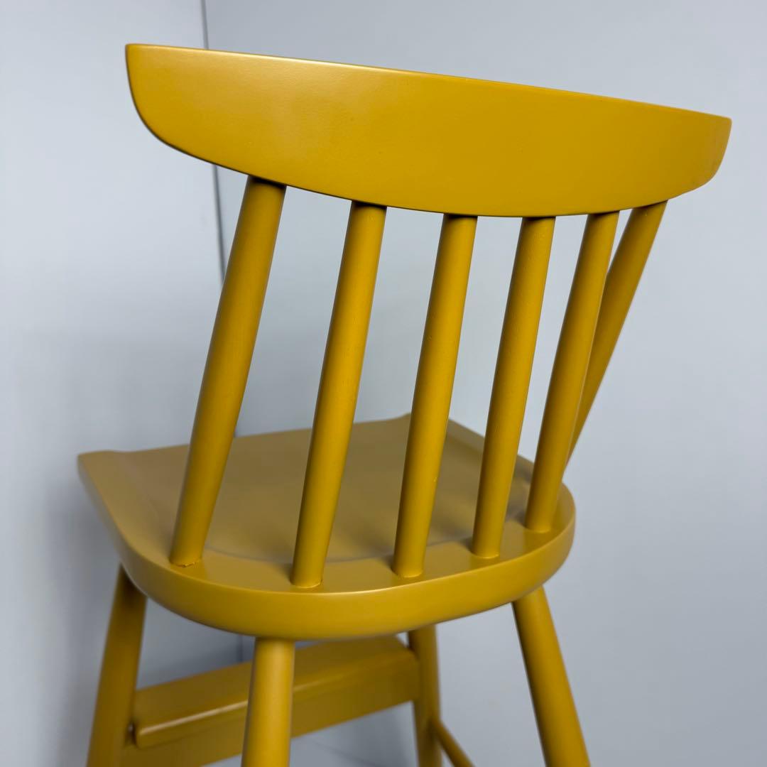 ベルメゾン ハイチェアー 椅子 子ども ダイニング イエロー ウィンザー