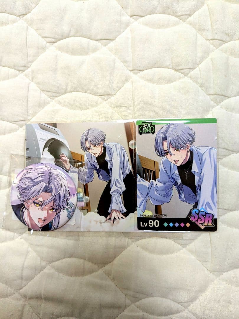 戦国ALIVE 戦アラ 上杉謙信 缶バッジ ブロマイド 特典カード セット