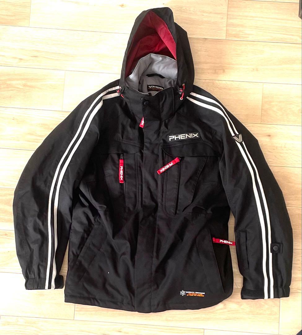 PHENIX フェニックススキー上下ウェア手袋セット ブラック＆グレーおまけ付き フェニックス（PHENIX） 3本指 スキーグローブ ブラック Phenix Big