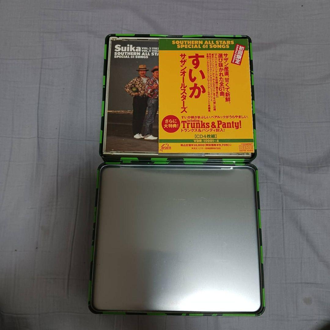極美品・缶/CD】サザンオールスターズ 限定盤「すいか」CD4枚組 特典