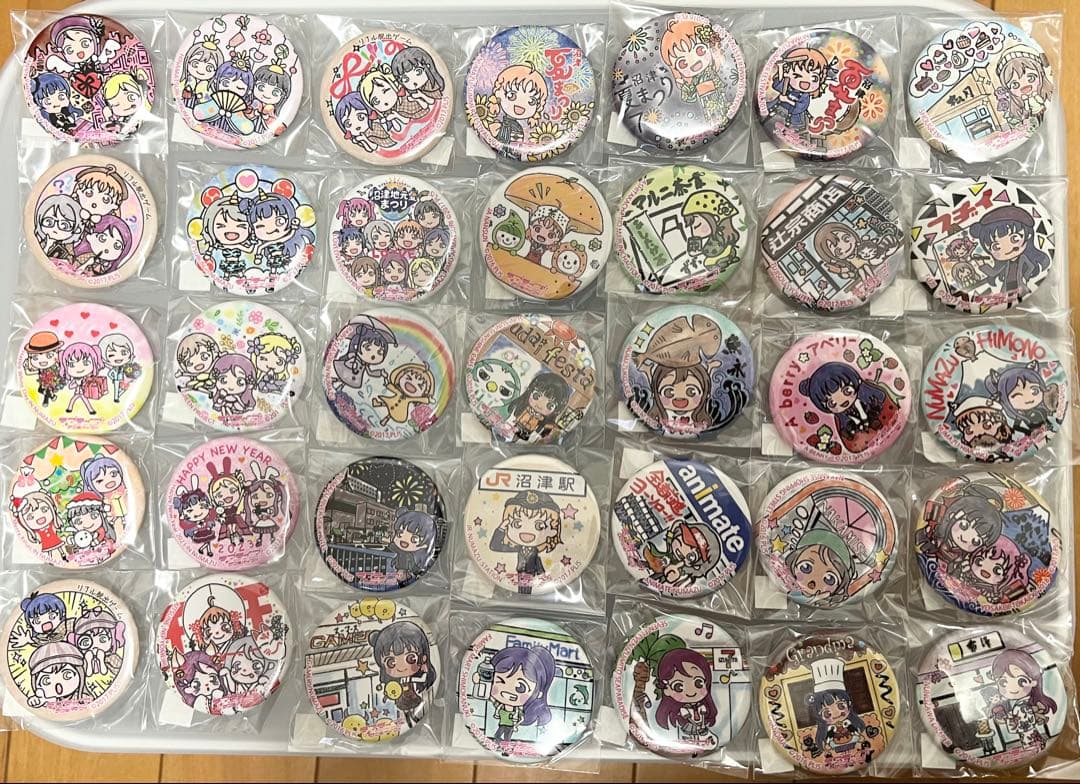 ラブライブサンシャイン まちあるき缶バッジ 47個セット