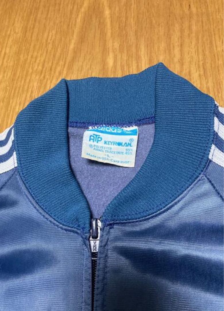 マ*ム様 美品 adidas ATP ブルーグレー LヴィンテージUSA製　90
