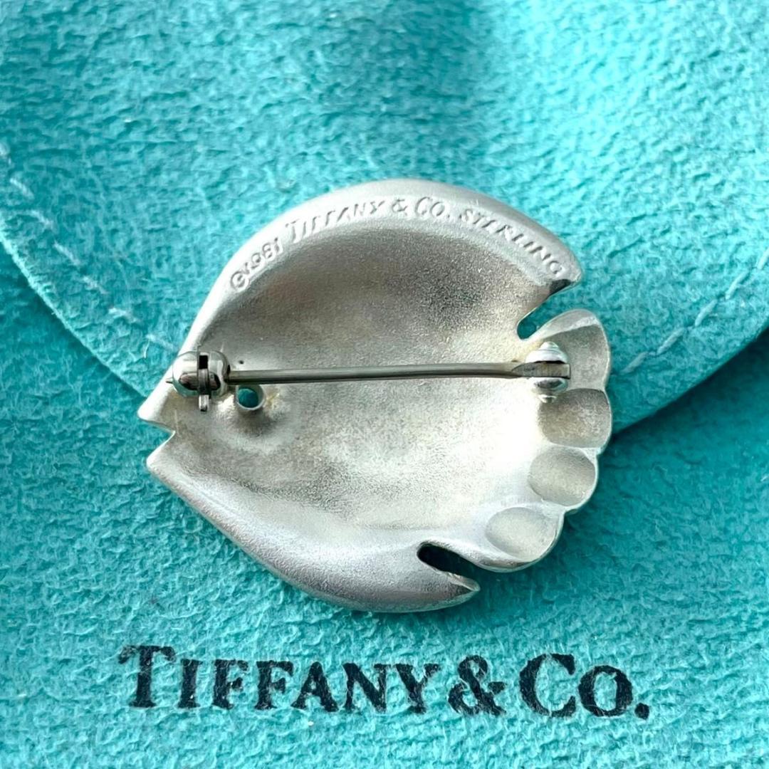オールドティファニー 希少 1981 フィッシュ ブローチ シルバー S56fe