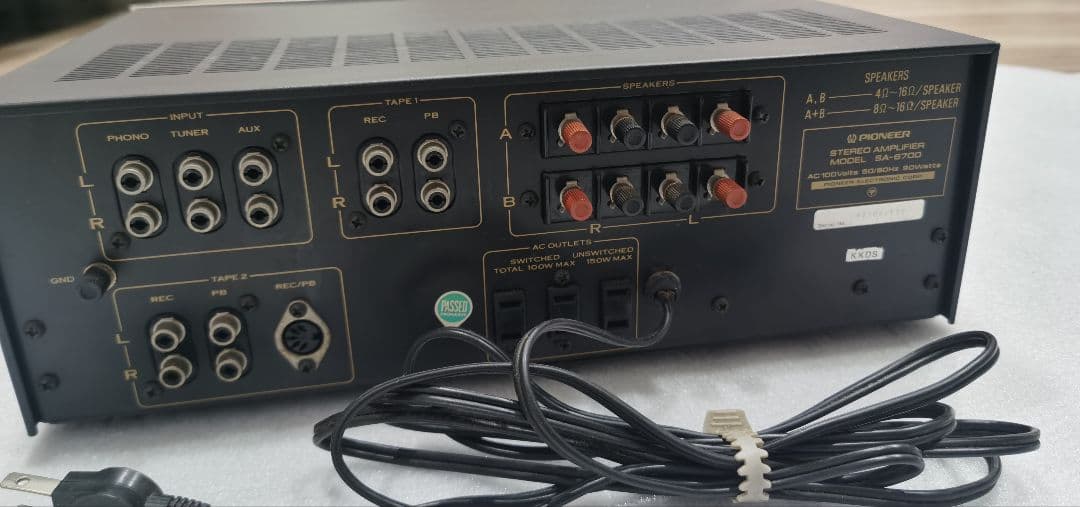 Pioneer カセットデッキ CT-4 . TX-6700 . SA-6700