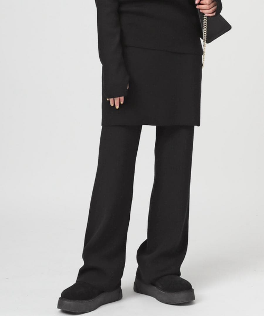 AP STUDIO リブスカートパンツ EVERYDAY I LIKE. - メルカリ