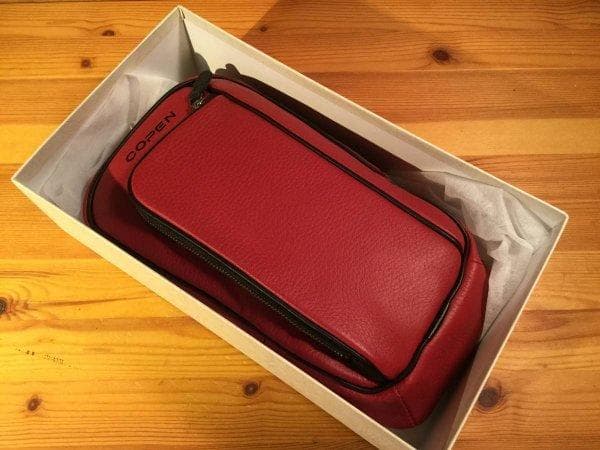 ダイハツ純正 コペン ドライバーズバッグ 本革 国産 レッド 赤色