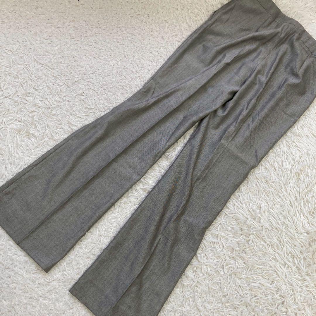《良品》 Мах mara セットアップ パンツスーツ グレー 42 オフィス