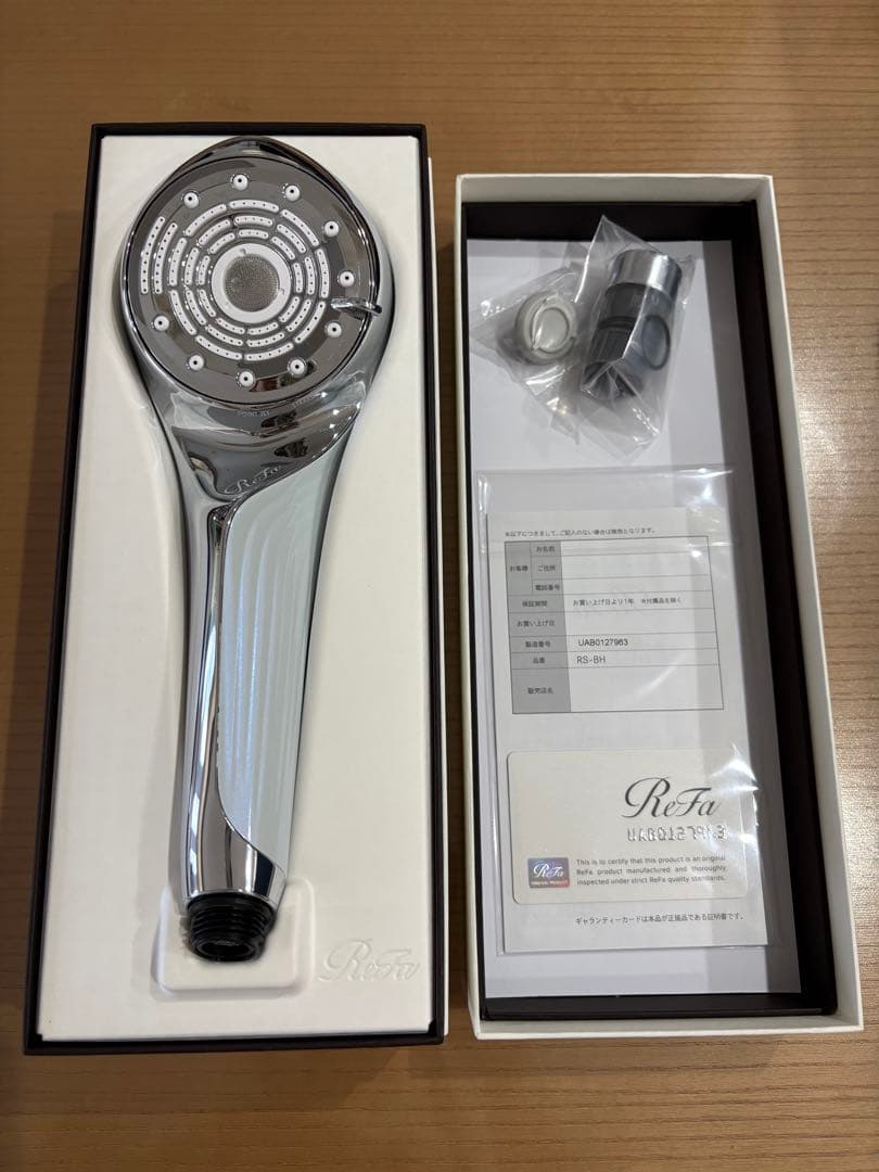 ReFa ファインバブルU RS-BH シャワーヘッド ReFa FINE BUBBLE U リファ ファインバブル U シルバー