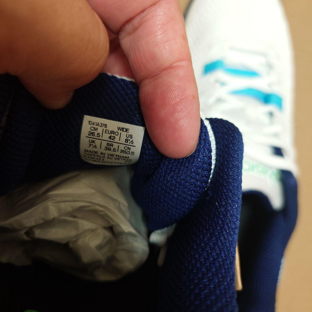 テニス　ASICS　ゲルレゾリューション9 OC wide 26.5cm