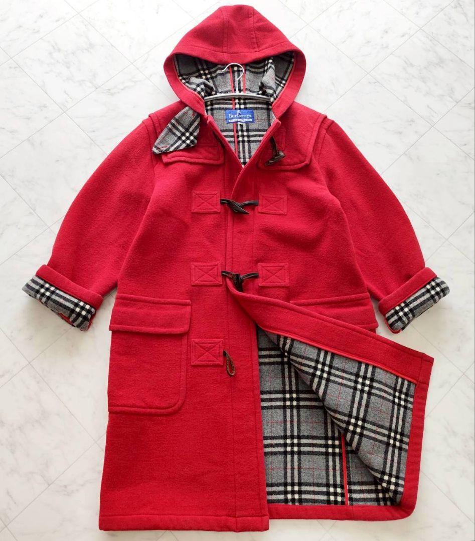 BURBERRY BLUE LABELノバチェック ダッフル ロング コート バーバリー ブルーレーベル ロングダッフルコート ノバチェック