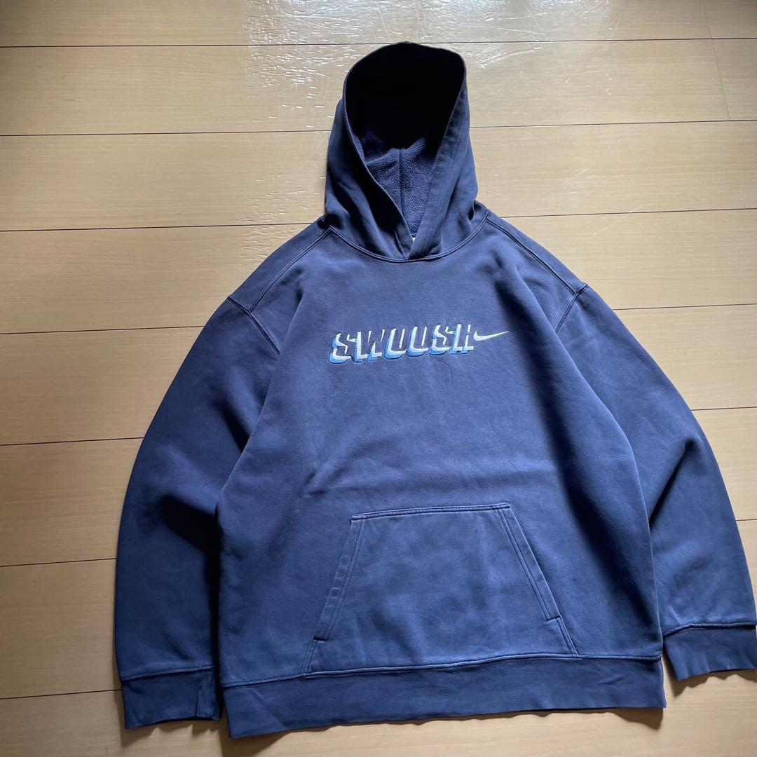 90s 00s OLD NIKE スウォッシュロゴ 刺繍 ナスコン フェード - メルカリ