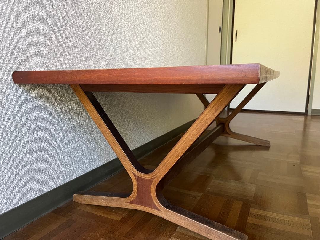 希少 70年代 天童木工 ペリカンテーブル 管澤光政 TENDO - メルカリ