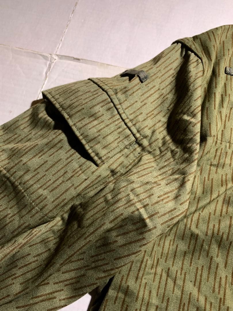 80S ヴィンテージ 東ドイツ 空挺部隊 ジャケット レインドロップ レインカモ