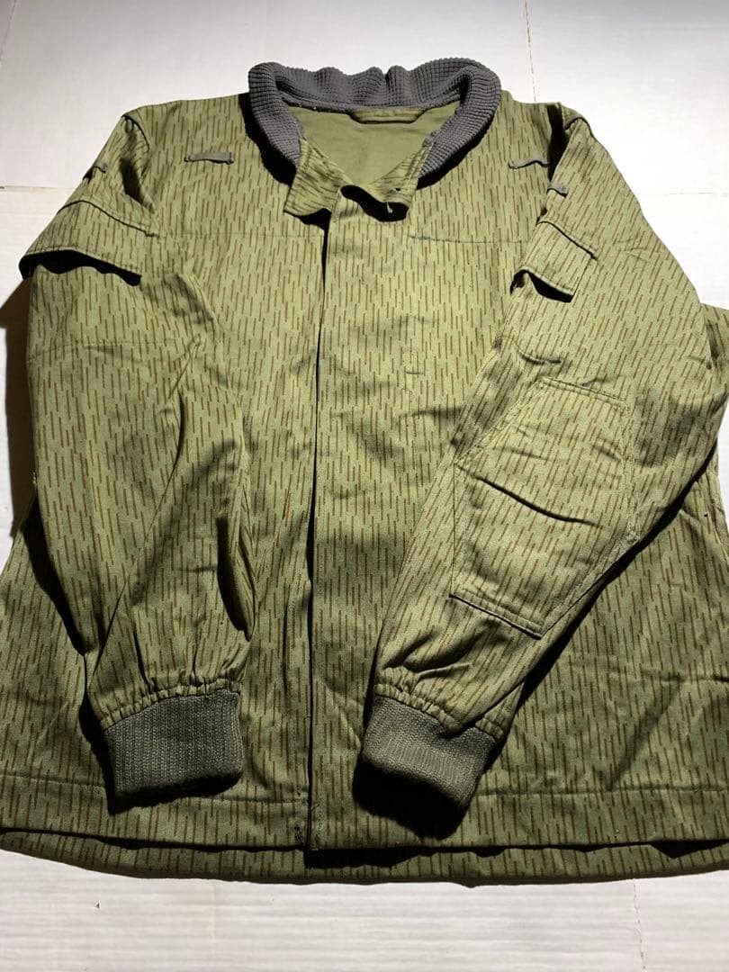 80S ヴィンテージ 東ドイツ 空挺部隊 ジャケット レインドロップ レインカモ