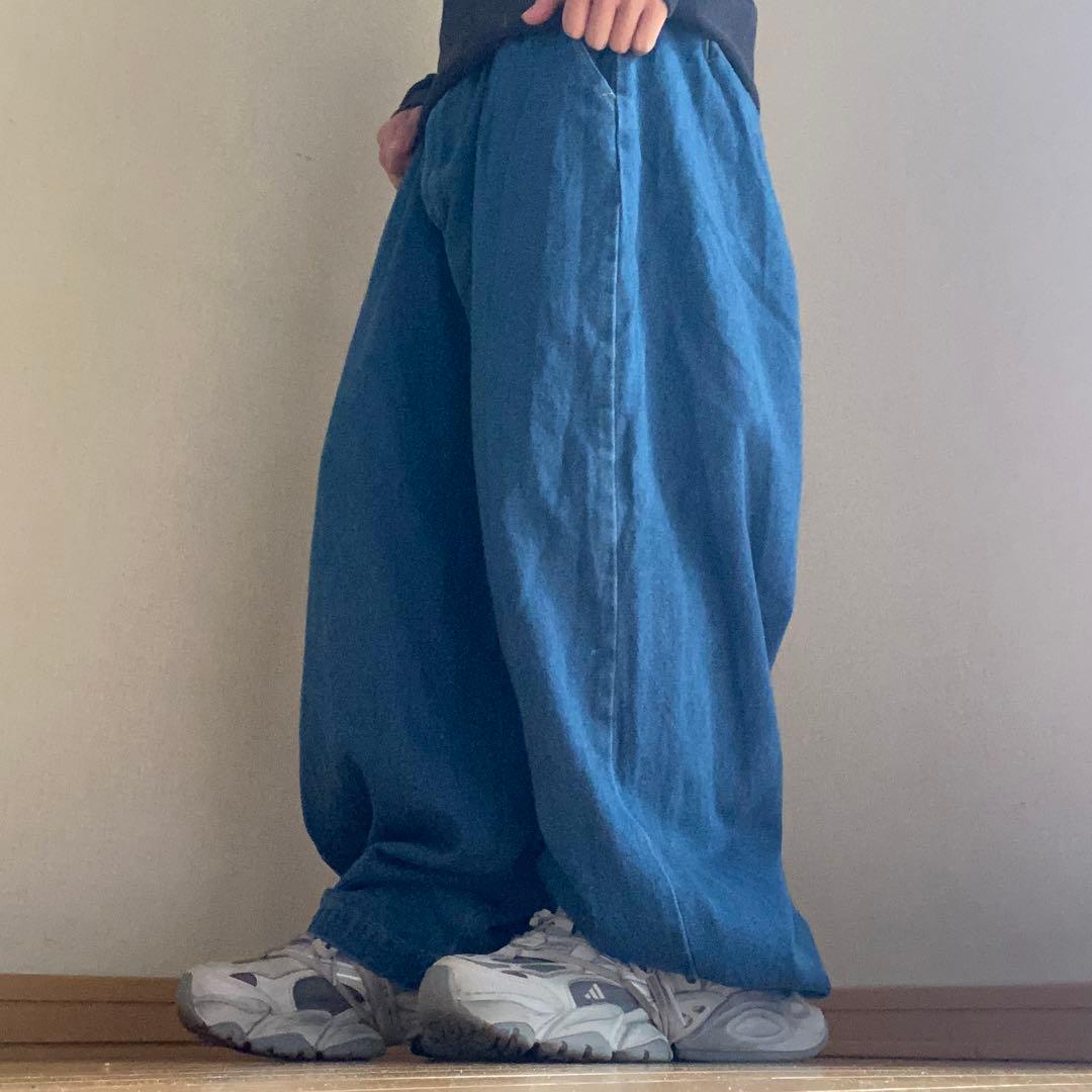 00s archive 超極太 バギーデニムパンツ B系 ヒップホップ y2k - メルカリ