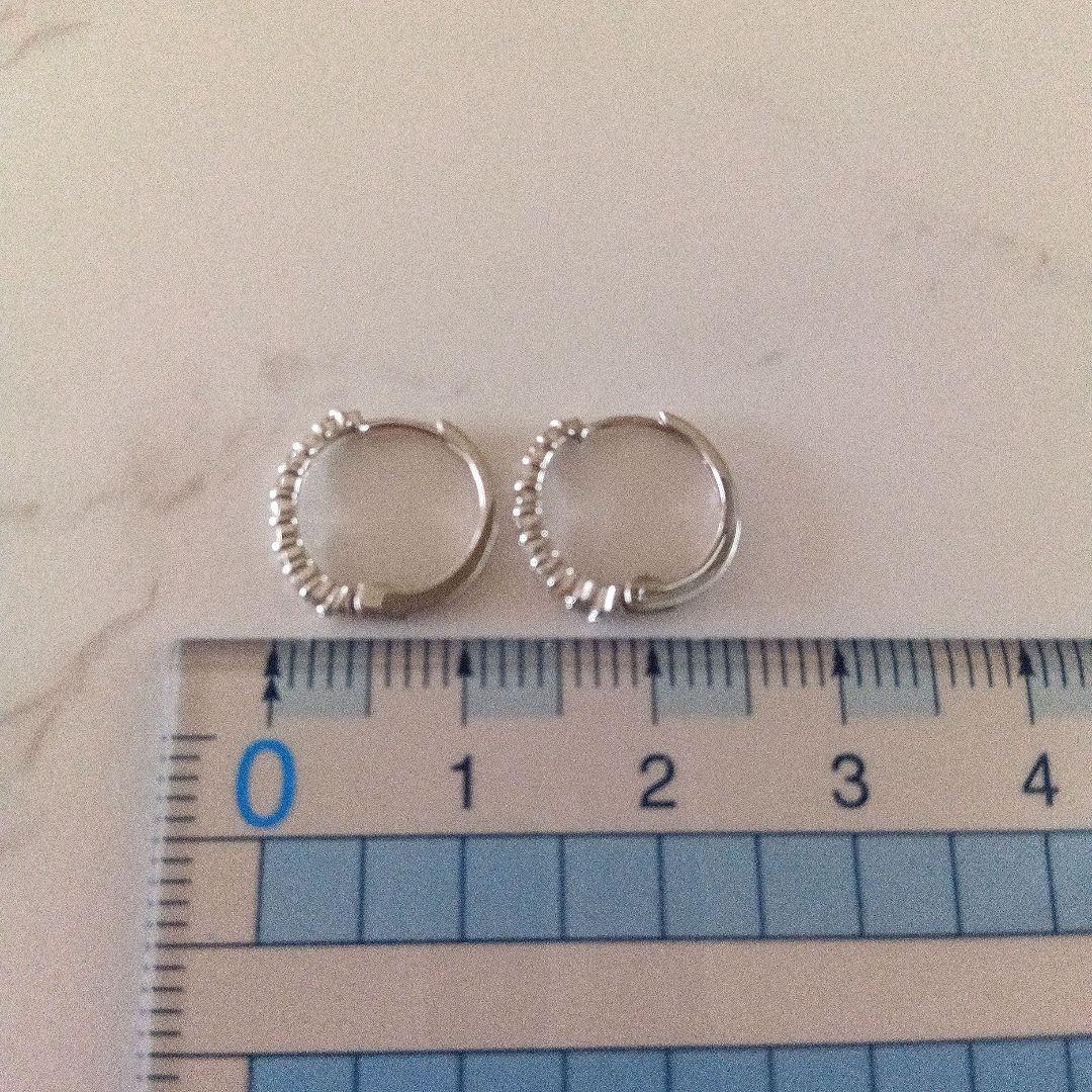 K10 ホワイトゴールド トータル 0.2ct ダイヤモンドピアス