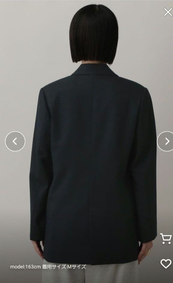 A part by lowrys Ｗライクテーラードスリットジャケット