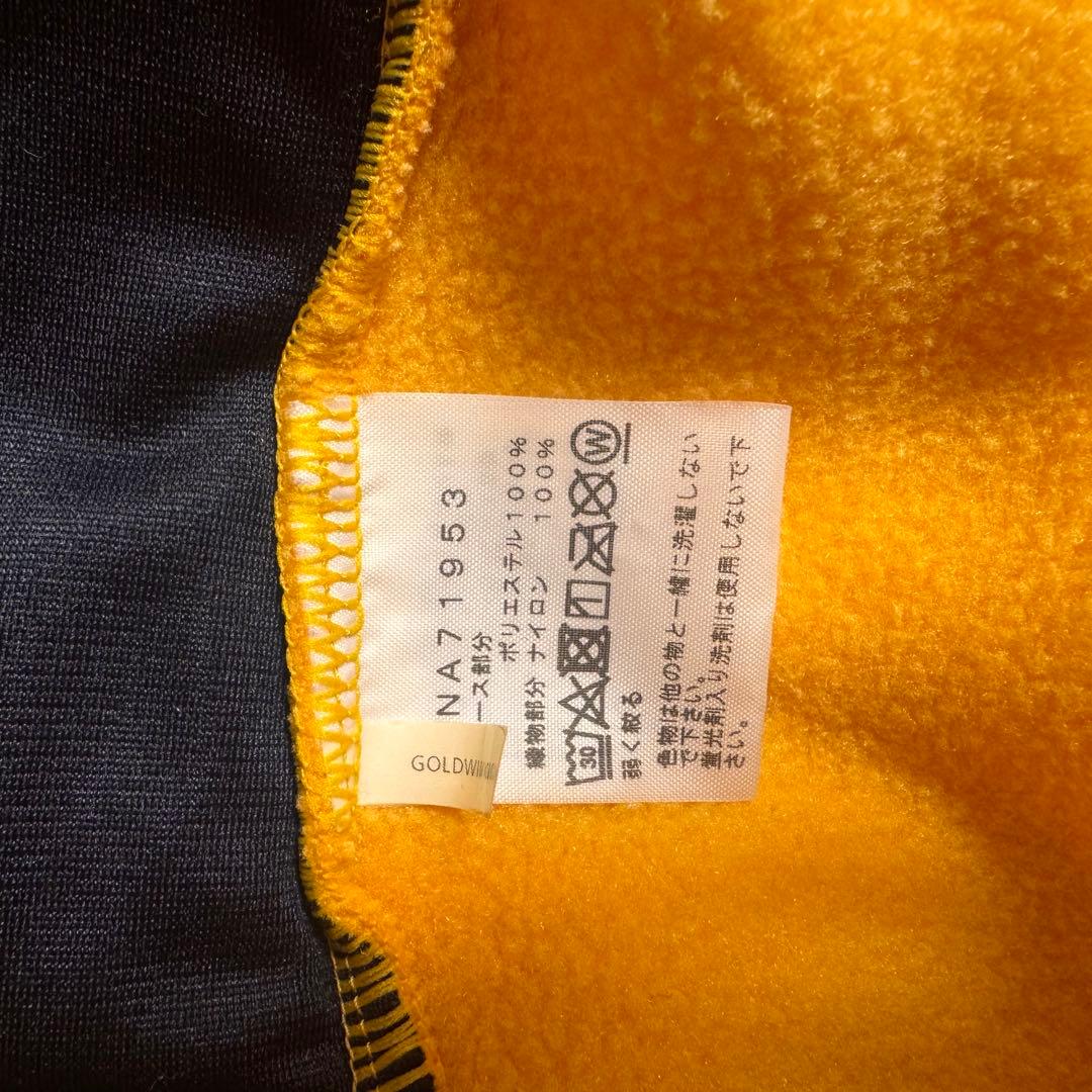 THE NORTH FACEフリース ジャンプスーツ（イエロー×ブラック）